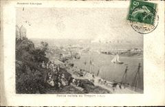 VINTAGE POSTCARD Treport Re examined Naval 1843