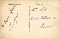 La POSTAL Treport de la VENDIMIA el puerto tiene barco de la marea baja