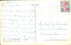 MODERN CARD Treport L Church Holy Jacques and the Port