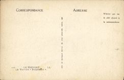 POSTAL Treport de la VENDIMIA el barco de Duquesne del vapor