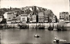 MODERN CARD Treport the Francois Quay 1st and Frontier runners