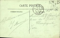 VINTAGE POSTCARD Treport effect Vague Lighthouse