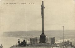 VINTAGE POSTCARD Treport the Martyrdom Christ