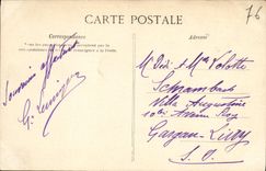 VINTAGE POSTCARD Treport Seen D Unit Taken of Cliff