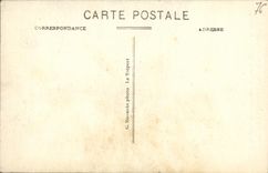 La POSTAL Treport L St Jacques L hotel de la VENDIMIA de la iglesia de Calais y el puerto tienen barcos de la marea baja