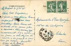 VINTAGE POSTCARD Treport the Lighthouse