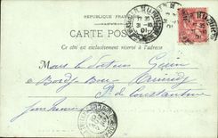 POSTAL Marsella de la VENDIMIA la cornisa vista Roubion