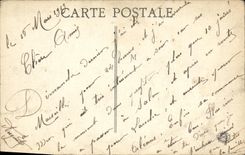 POSTAL Marsella Tartante de la VENDIMIA que vuelve al barco portuario