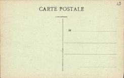 POSTAL Marsella de la VENDIMIA vista en la cornisa y el NR D del protector