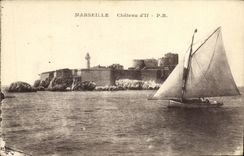 CPA Marseille chateau d If Bateau