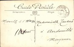 CPA Marseille Le Chateau d If Bateau