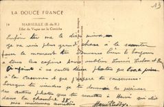 CPA Marseille Effet de Vague sur la Corniche 