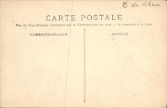 La POSTAL Marsella L de la VENDIMIA entro del puerto viejo del transportador