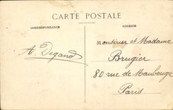 La POSTAL Marsella de la VENDIMIA entrada del puerto viejo y del Pont tiene Transbordeur