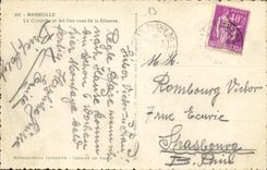 CPA Marseille La Corniche et lles vues de la Reserve