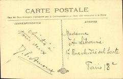 CPA Marseille La Caserne St Charles Militaria