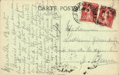 CPA Marseille Chateau d If Bateau