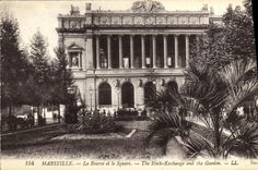 CPA Marseille La Bourse et le Square