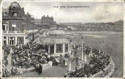 POSTAL de la VENDIMIA el balneario Scarbough