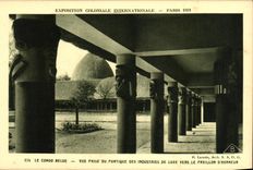 CPA Expostion Coloniale Internationale Paris 1931 Vue prise du portique des industries du luxe Congo Belge 
