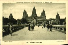 CPA Expostion Coloniale Internationale Paris 1931 Temple d Angkor Vat