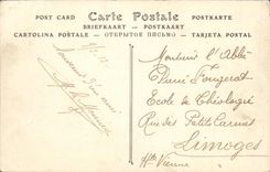 VINTAGE POSTCARD Bateau War Navy Operates D sailing Escarde turns of Armours on line of Lille