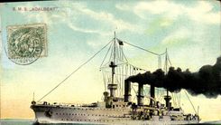 VINTAGE POSTCARD Boat War S MR  S Adalbert