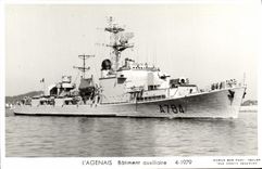 MODERN CARD Boat War L Agen native Building auxiliary 1979