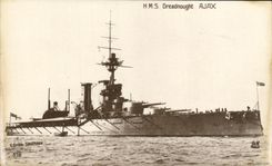 VINTAGE POSTCARD Boat War H MR  S Dreadnought Ajax
