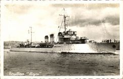 CPSM Boat War Alcyon Destroyer