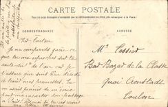 VINTAGE POSTCARD Bateau War L Amrial Aube Cruiser armours