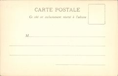 VINTAGE POSTCARD Bateau War Souvenir of the Naval Action Paris Carries Terns Admiral Baudin