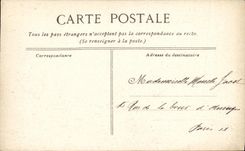 VINTAGE POSTCARD Bateau War L Admiral Trehouart Garde Dimensions armours