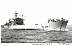 MODERN CARD Boat War Argens B D C 1978