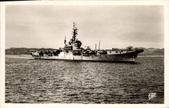 MODERN CARD Bateau War Carries Arromanches Planes