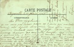 VINTAGE POSTCARD Boat Cherbourg War the Triggerfish Against Destroyer