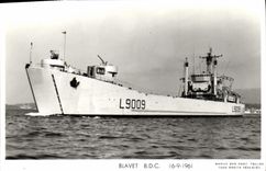 MODERN CARD Boat War Blavet B D C 1961