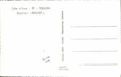 MODERN CARD Bateau War Dimensions D Azur Toulon Escorteur Grooving plane