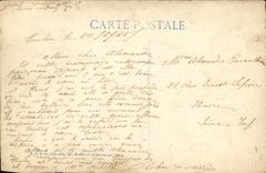 VINTAGE POSTCARD Bateau War National marine the Grooving plane Armours D squadron runs in Dardanelles March 18th  1915