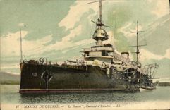 VINTAGE POSTCARD Bateau War Navy the Grooving plane Armours D Escadre