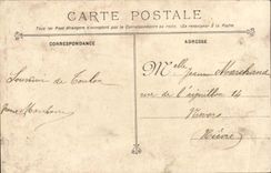 VINTAGE POSTCARD Bateau War French Navy Grooving plane Armours has turrets