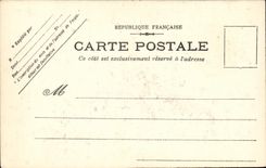 VINTAGE POSTCARD Bateau War Grooving plane Armours has turrets