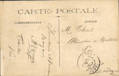 VINTAGE POSTCARD Bateau War French Navy Grooving plane Armours D Escadre