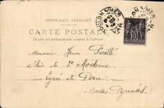 VINTAGE POSTCARD Bateau War Armours D squadrons Bouvine