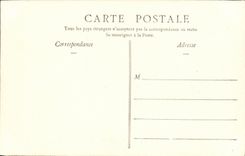 VINTAGE POSTCARD Bateau Cherbourg War Bouvines Croiseur Keeps dimensions