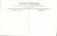 VINTAGE POSTCARD Bateau War Bouvines Armours guard dimensions