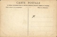 VINTAGE POSTCARD Bateau Bouvines War Keeps Cuirasse dimensions