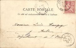 VINTAGE POSTCARD Bateau War Bouvines Garde dimensions armours