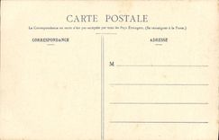 VINTAGE POSTCARD Bateau War Bouvines keeps dimensions armours