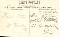 VINTAGE POSTCARD Bateau War Navy Bouvines keeps dimensions cruiser armours